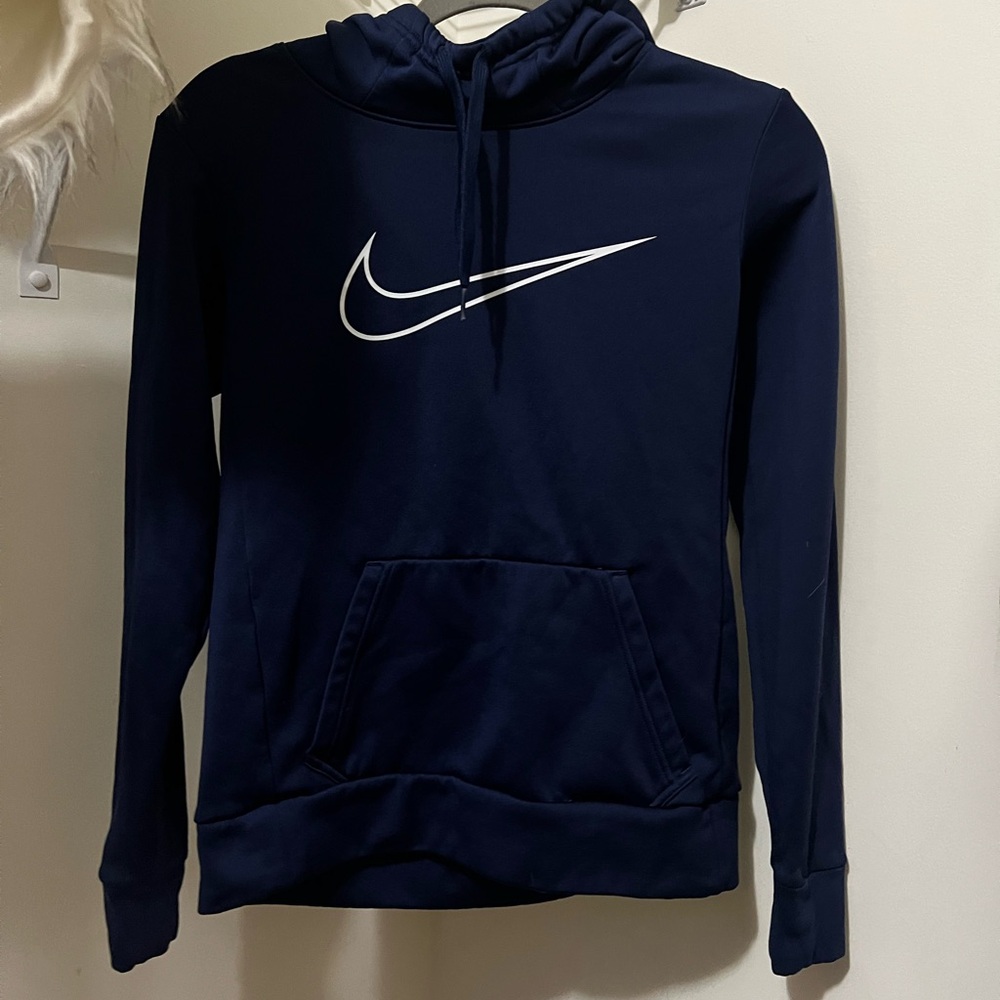 Blue Nike Hooded Sweatshirt